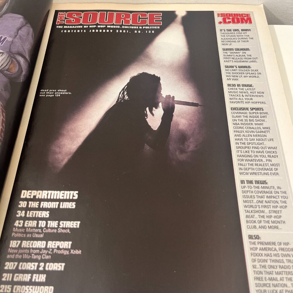 The Source Magazine Jan 2001 Issue Wu-Tang Invades Your Hearts and Minds the 5th - Picture 5 of 9